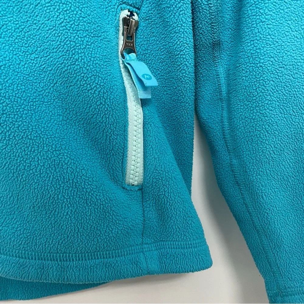 Marmot Teal Full-Zip Fleece Jacket Youth Size Large